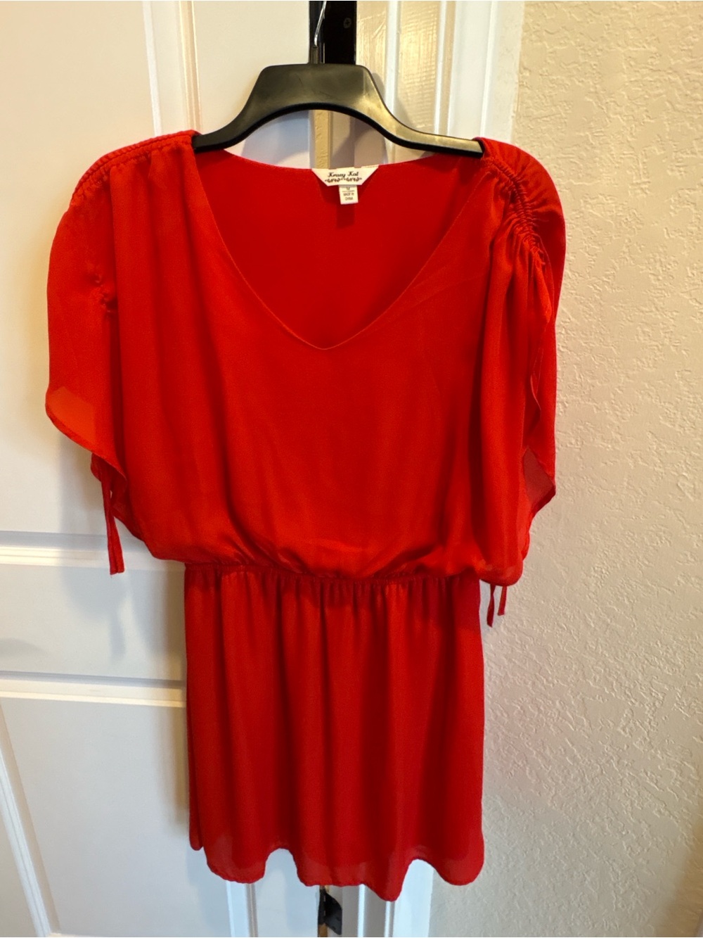 ❤️ Krazy Kat Red Blouson Dress – Size Medium